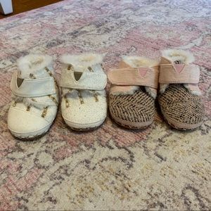 TOMS baby shoes size 4 (2 pair)
